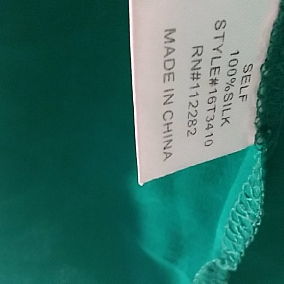 GREYLN SILK BLOUSE XS - Picture 10 of 11